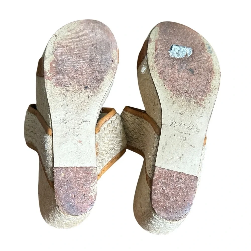 Elizabeth and James Platform Sandal Size 9